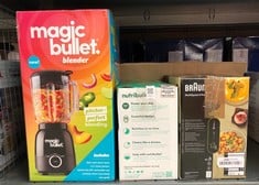 Lot 76  
            Edinburgh SR33 - Delivery Only 

                
QUANTITY OF KITCHEN & APPLIANCES ITEMS TO INCLUDE NUTRIBULLET 600 SERIES STARTER ...