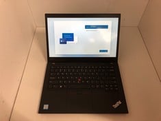 Lot 783  
            Edinburgh SR33 - Delivery Only 

                
LENOVO THINKPAD T490 14" 512GB LAPTOP.. INTEL CORE I5-8365U, 16GB RAM,   [JPTE100...