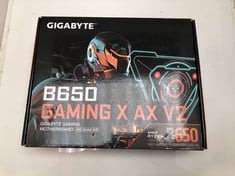 Lot 94  
            Edinburgh SR33 - Delivery Only 

                
GIGABYTE B650 GAMING X AX V2 MOTHERBOARD - SUPPORTS AMD RYZEN 8000 CPUS, 8+2+2 PH...