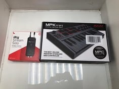Lot 95  
            Edinburgh SR33 - Delivery Only 

                
IRIG STREAM SOLO STREAMING INTERFACE + MPK MINI SPECIAL EDITION GREY : LOCATION -...