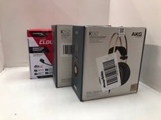 Lot 96  
            Edinburgh SR33 - Delivery Only 

                
QUANTITY OF TECH & GAMING ITEMS TO INCLUDE AKG K92 - CLOSED STUDIO HEADPHONE: LOC...