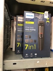 Lot 98  
            Edinburgh SR33 - Delivery Only 

                
QUANTITY OF HEALTH & BEAUTY ITEMS TO INCLUDE PHILIPS 7-IN-1 ALL-IN-ONE TRIMMER, S...