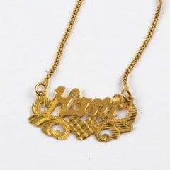 Lot 121  
            Nottingham Luxury Room - Delivery Only 

                
21K Yellow 'Hani' Pendant and Chain, 39cm, 6.3g.  Auction Guide: £350-£450 (VAT O...