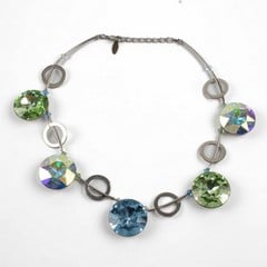 Lot 135  
            Nottingham Luxury Room - Delivery Only 

                
Cour De Lion Metal Adjustable Necklace with Coloured Crystal Stones, 42cm, 72.3g....