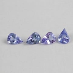 Lot 138  
            Nottingham Luxury Room - Delivery Only 

                
2.41ct Tanzanite Faceted Pear-cut Parcel of Gemstones, 7x5mm