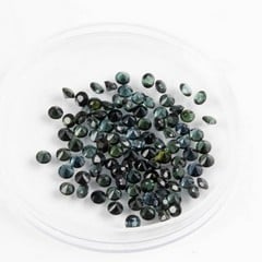 Lot 144  
            Nottingham Luxury Room - Delivery Only 

                
8.58ct Green Tourmaline Faceted Round-cut Parcel of Gemstones, 2.75mm