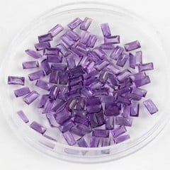 Lot 156  
            Nottingham Luxury Room - Delivery Only 

                
10.88ct Amethyst Faceted Baguette-cut Parcel of Gemstones, 4x2mm