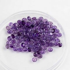 Lot 157  
            Nottingham Luxury Room - Delivery Only 

                
9.27ct Amethyst Faceted Round-cut Parcel of Gemstones, 3mm
