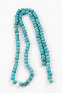 Lot 168  
            Nottingham Luxury Room - Delivery Only 

                
Arizona Turquoise String Beads, 44cm, 7.8g