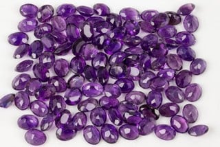 Lot 187  
            Nottingham Luxury Room - Delivery Only 

                
114.17ct Amethyst Faceted Oval-cut Parcel of Gemstones, 8x6mm