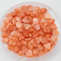 Lot 199  
            Nottingham Luxury Room - Delivery Only 

                
34.70ct Pink Coral Cabochon Heart-cut Parcel of Gemstones, 5mm
