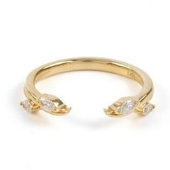 Lot 24  
            Nottingham Luxury Room - Delivery Only 

                
18ct Yellow Gold 0.25ct Marquise-cut Diamond Four Stone Open Ring, Size O½, 3.4g....