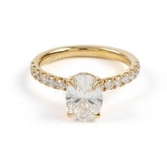 Lot 25  
            Nottingham Luxury Room - Delivery Only 

                
18ct Yellow Gold 1.34ct Laboratory Grown Oval Brilliant-cut Diamond Centre Stone ...