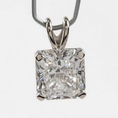 Lot 33  
            Nottingham Luxury Room - Delivery Only 

                
Platinum 950 3.08ct Laboratory Grown Cut Cornered Square Modified Brilliant-cut D...