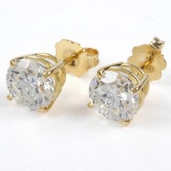 Lot 44  
            Nottingham Luxury Room - Delivery Only 

                
18K Yellow 3.00ct Total Laboratory Grown Round Brilliant-cut Diamond Stud Earring...