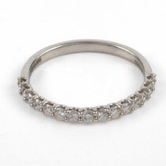Lot 65  
            Nottingham Luxury Room - Delivery Only 

                
Platinum 950 0.30ct Diamond Half Eternity Ring, Size N, 2.3g.  Auction Guide: £10...
