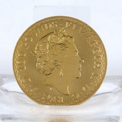 Lot 13  
            Nottingham Luxury Room - Delivery Only 

                
Britannia 24K Gold 2018 Queen Elizabeth II One Ounce Coin (VAT Only Payable on Bu...
