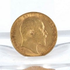 Lot 18  
            Nottingham Luxury Room - Delivery Only 

                
22ct Gold 1907 King George V Full Sovereign Coin (VAT Only Payable on Buyers Prem...