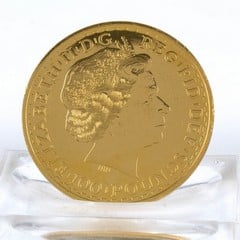 Lot 1  
            Nottingham Luxury Room - Delivery Only 

                
Britannia 24K Gold 2013 Queen Elizabeth II One Ounce Coin (VAT Only Payable on Bu...