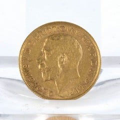 Lot 21  
            Nottingham Luxury Room - Delivery Only 

                
22ct Gold 1918 King George V Full Sovereign Coin (VAT Only Payable on Buyers Prem...