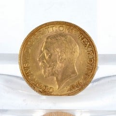 Lot 24  
            Nottingham Luxury Room - Delivery Only 

                
22ct Gold 1931 King George V Full Sovereign Coin (VAT Only Payable on Buyers Prem...