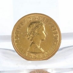 Lot 25  
            Nottingham Luxury Room - Delivery Only 

                
22ct Gold 1963 Queen Elizabeth II Full Sovereign Coin (VAT Only Payable on Buyers...
