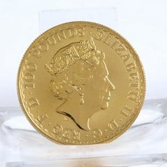 Lot 9  
            Nottingham Luxury Room - Delivery Only 

                
Britannia 24K Gold 2017 Queen Elizabeth II One Ounce Coin (VAT Only Payable on Bu...