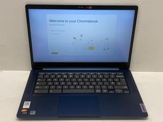 Lot 105  
            Birmingham Tech  - Parcel Delivery Only 

                
LENOVO IDEAPAD SLIM 3 14M868 128GB LAPTOP (ORIGINAL RRP - £199) IN BLUE. (CHARGIN...