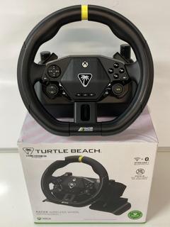 Lot 135  
            Birmingham Tech  - Parcel Delivery Only 

                
TURTLE BEACH RACER WIRELESS WHEEL RACING WHEEL (ORIGINAL RRP - £140) IN BLACK. (P...