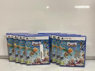 Lot 141  
            Birmingham Tech  - Parcel Delivery Only 

                
10X PARK BEYOND PS5 DISC (ORIGINAL RRP - £630). [JPTB6414]. (SEALED UNIT). THIS P...