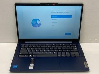 Lot 18  
            Birmingham Tech  - Parcel Delivery Only 

                
LENOVO IDEAPAD SLIM 3 14IAN8 512GB LAPTOP (ORIGINAL RRP - £399) IN BLUE. (CHARGIN...