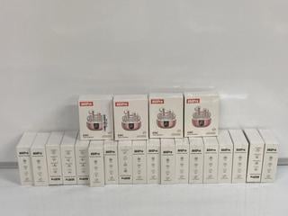 Lot 197  
            Birmingham Tech  - Parcel Delivery Only 

                
22 X A60 PRO WIRELESS BLUETOOTH EAR BUDS (ORIGINAL RRP - £440) IN ROSE. [JPTB6506...