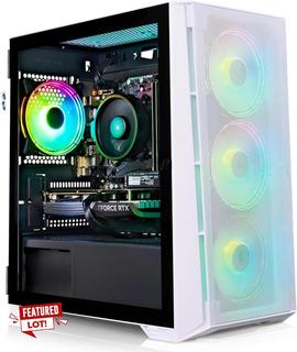 Lot 21  
            Birmingham Tech  - Parcel Delivery Only 

                
AIR MESH GAMING PC 500GB PC (ORIGINAL RRP - £800) IN WHITE. (PC ONLY,, MONITOR NO...
