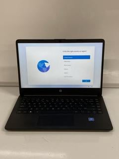 Lot 41  
            Birmingham Tech  - Parcel Delivery Only 

                
HP 14S-DQ0011SA 128GB LAPTOP (ORIGINAL RRP - £299) IN BLACK. (CHARGER AND BOX). I...