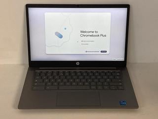 Lot 48  
            Birmingham Tech  - Parcel Delivery Only 

                
HP CHROMEBOOK PLUS 14A-NF0000SA 256GB LAPTOP (ORIGINAL RRP - £439) IN SILVER. (CH...