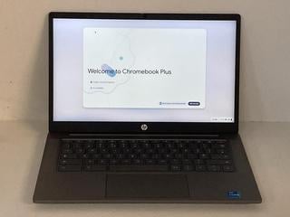 Lot 49  
            Birmingham Tech  - Parcel Delivery Only 

                
HP CHROMEBOOK PLUS 14A-NF0000SA 256GB LAPTOP (ORIGINAL RRP - £439) IN SILVER. (CH...