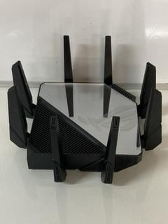 Lot 76  
            Birmingham Tech  - Parcel Delivery Only 

                
ASUS ROG RAPTURE GT-AXE16000 WIFI 6E GAMING ROUTER (ORIGINAL RRP - £525) IN BLACK...