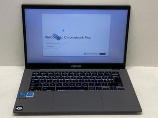 Lot 79  
            Birmingham Tech  - Parcel Delivery Only 

                
ASUS CHROMEBOOK PLUS CX3402CB 128GB LAPTOP (ORIGINAL RRP - £279) IN GREY. (UNIT O...