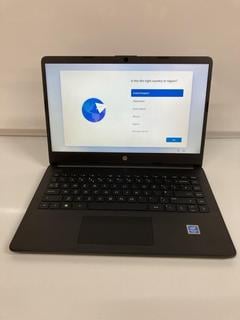 Lot 82  
            Birmingham Tech  - Parcel Delivery Only 

                
HP 14S-DQ0011SA 128GB LAPTOP (ORIGINAL RRP - £299) IN BLACK. (CHARGING CABLE). IN...