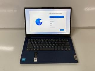 Lot 83  
            Birmingham Tech  - Parcel Delivery Only 

                
LENOVO IDEAPAD SLIM 3 14IAN8 128 LAPTOP (ORIGINAL RRP - £279) IN BLUE. (CHARGING ...