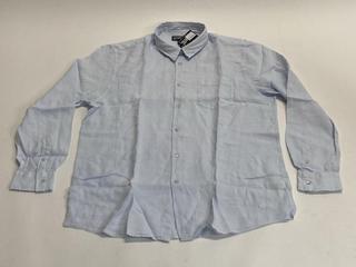 Lot 107  
            Birmingham Premium - Parcel Delivery Only 

                
VILEBREQUIN LIGHT BLUE FULL SLEEVE SHIRT (SIZE XXXL) ORIGINAL RRP £220