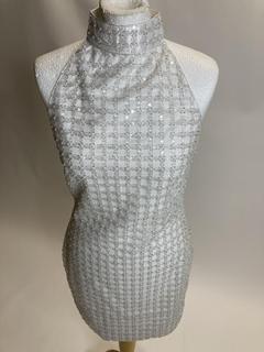 Lot 118  
            Birmingham Premium - Parcel Delivery Only 

                
ROTATE BEADED HALTER NECK MINI DRESS (SIZE 38) ORIGINAL RRP £140