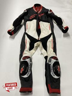 Lot 1  
            Birmingham Premium - Parcel Delivery Only 
                
ALPINESTARS LEATHER RACE SUIT (SIZE US 48) ORIGINAL RRP £1,200