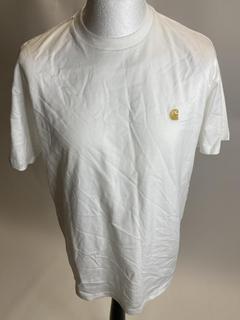 Lot 204  
            Birmingham Premium - Parcel Delivery Only 

                
COMME DES GARCONS WHITE GOLD CHASE T-SHIRT (SIZE M)