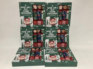 Lot 267  
            Birmingham Premium - Parcel Delivery Only 

                
6X CHRISTMAS CRACKERS TO INCLUDE WHO AM I ELF GAME CRACKERS