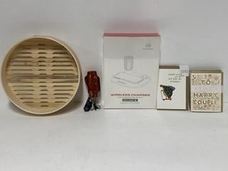 Lot 277  
            Birmingham Premium - Parcel Delivery Only 

                
QUANTITY OF ITEMS TO INCLUDE WIRELESS CHARGER 8MM DISTANCE TOTAL ORIGINAL RRP £156