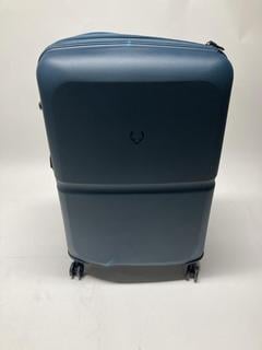 Lot 280  
            Birmingham Premium - Parcel Delivery Only 

                
ANTLER BORN IN BRITAIN SINGLE STRIPE 81CM EXP HC SPIN INDIGO BLUE SUITCASE ORIGIN...