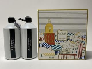 Lot 285  
            Birmingham Premium - Parcel Delivery Only 

                
3 X BEAUTY ITEMS TO INCLUDE BAOBAB QUANTITY A SAINT -TROPEZ ORIGINAL RRP £192