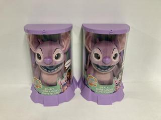 Lot 305  
            Birmingham Premium - Parcel Delivery Only 

                
2 X DISNEY STICH PUPPETRONIC INTERACTIVE TOY (AGE 6+) TOTAL ORIGINAL RRP £140