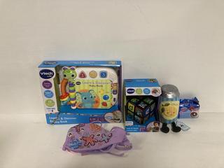 Lot 316  
            Birmingham Premium - Parcel Delivery Only 

                
5 X ITEMS TO INCLUDE LEARN AND DISCOVER BABY BOOK TOTAL ORIGINAL RRP £100